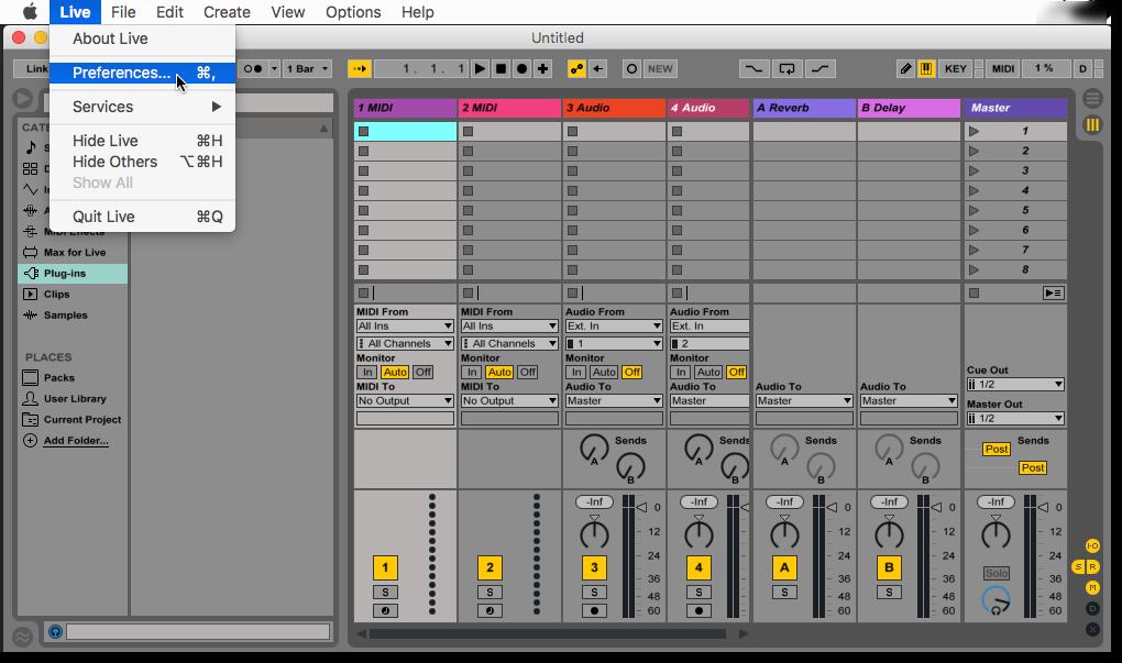 28 Open the Ableton