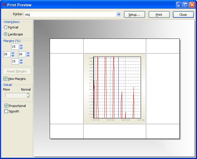 Section 7. Monitoring Data in Real-time Use the Drawing Mode section to decide how the graph will display data in its graphical area.