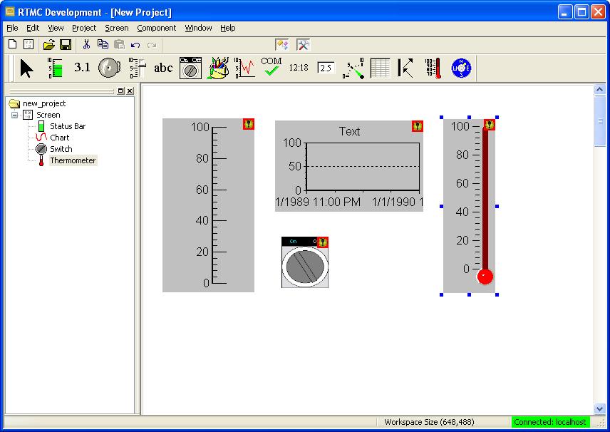 Section 1. Introduction Execution of these screens is done with the RTMC Run-time program. Both programs can be started using buttons from the main RTDAQ interface.
