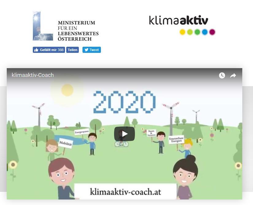 CHAPTER I Austrian HEC toll The HEC tool developed in Austria under WP3 can be accessed here: http://klimaaktiv-coach.
