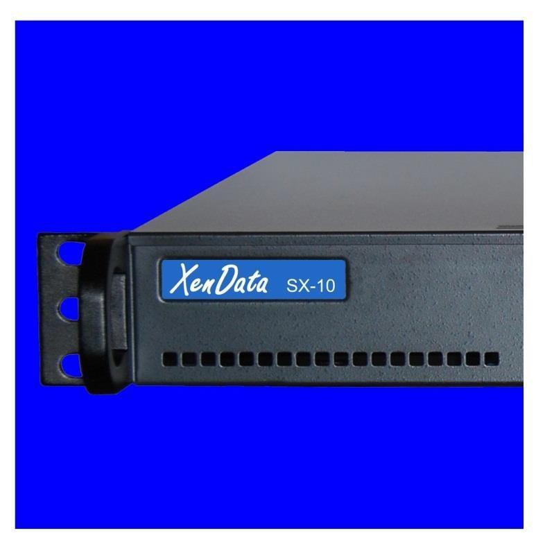 XenData SX-10 V2 LTO Video Archive Appliance Managed by XenData6 Server Software Overview The XenData SX-10 V2 appliance manages a robotic LTO tape library or stand-alone LTO tape drives and creates