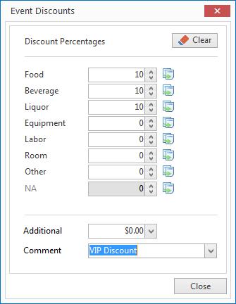 Unit 6: Reviewing Cost/Profit of an Event Copying Discounts for an Event 1. In the Event Manager, retrieve the event for which you want to establish default discounts. 2.