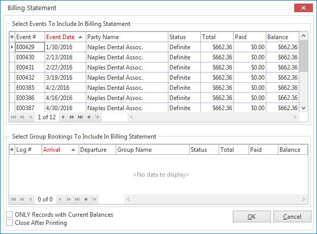Unit 16: Managing Accounts (Customers) Printing a Consolidated Billing Statement 1. Click the Home ribbon tab at the top of the screen, if it is not already selected. 2.
