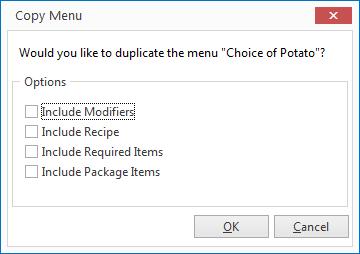 Unit 24: Managing Default Menus Copying an Existing Menu 1. On the left-hand side of the Menu Manager window, right-click on the title of the menu you want to copy.