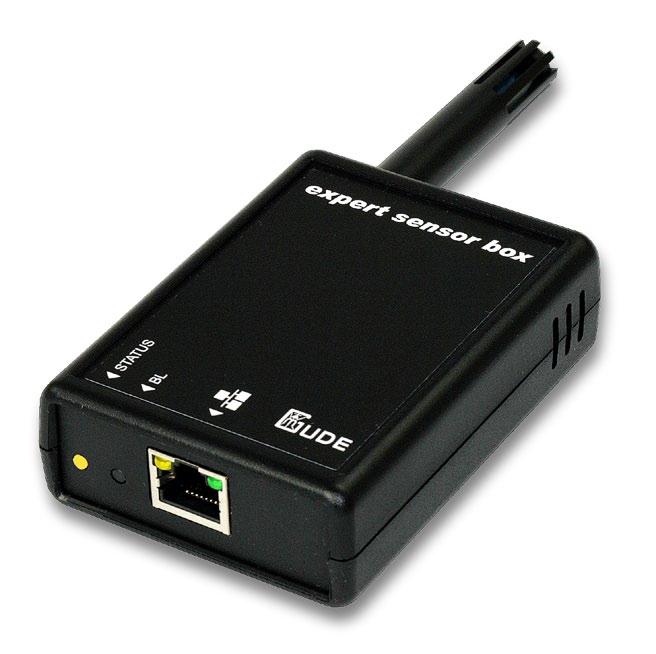 Expert Sensor Box 7211- / 7212 Series Stand-alone temperature/humidity sensor for TCP/IP networks Expert Sensor Box 7211-0 / 7212-0 Power supply via Power-over-Ethernet Expert Sensor Box 7211-1 /