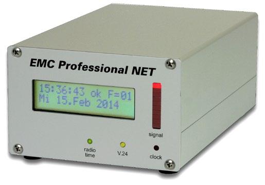EMC Professional 3001 / 3011 DCF77 time server with integrated radio time receiver for industrial environments EMC Professional 3001 EMC Professional 3011 Reception of time and date based on DCF77