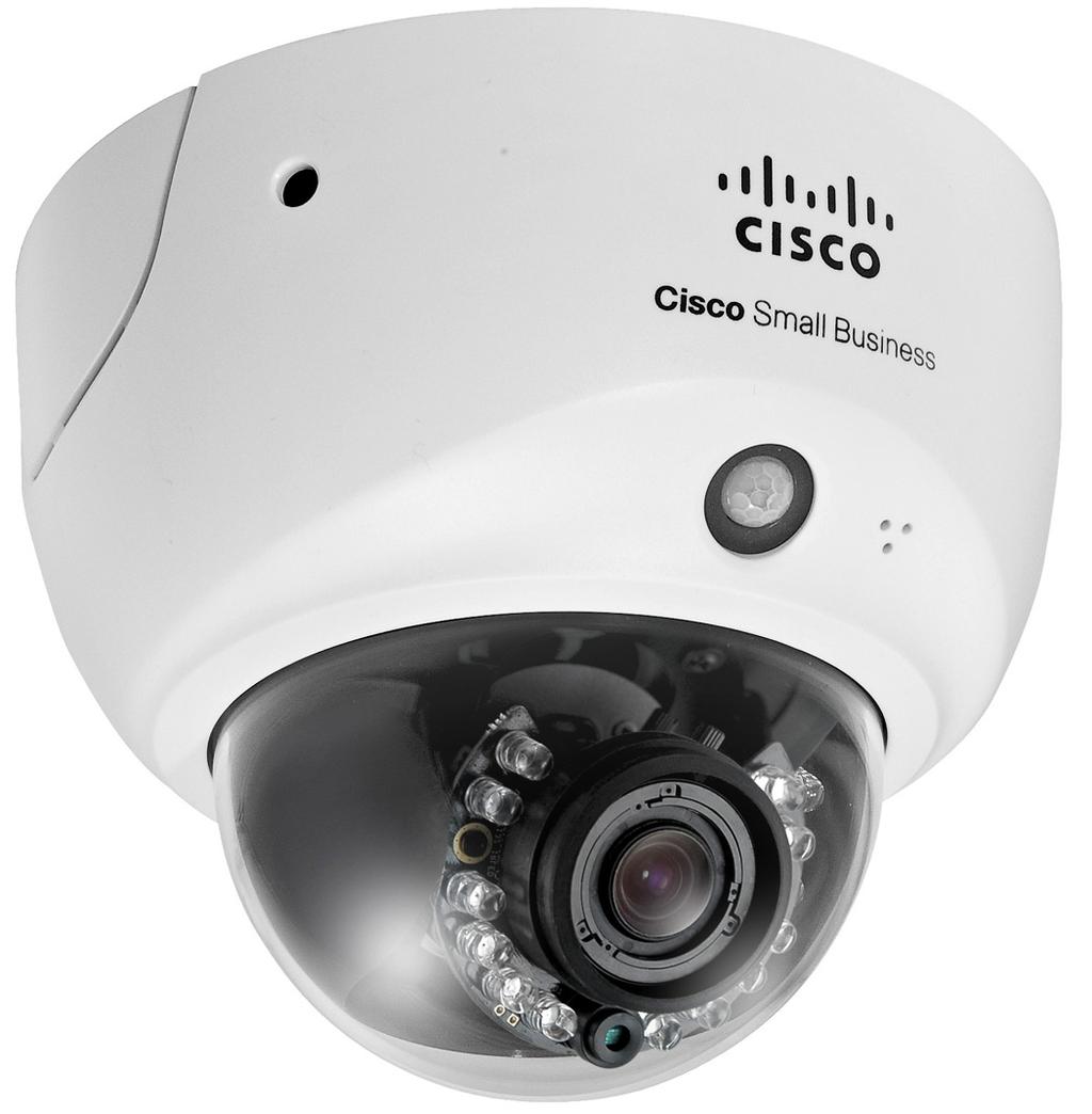 Quick Start Guide Cisco Small Business VC 220 Dome WDR Day/Night PoE Network Camera Package Contents Cisco VC 220 Network Camera Power Adapter Two L-Shaped Audio Cables Mounting and