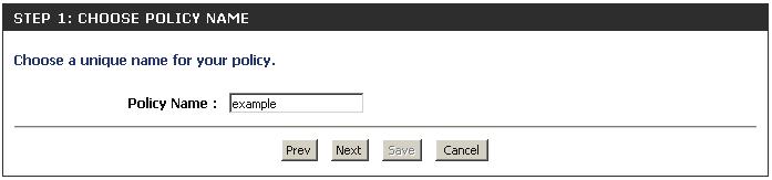 Enter a name for the policy and then click Next to continue. Select a schedule (I.