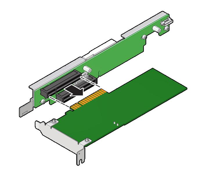 Install a PCIe Card in PCIe Slot 3 b. 3. Disconnect the rear bracket attached to the PCIe card from the rear of the PCIe riser. Place the PCIe card on an antistatic mat.