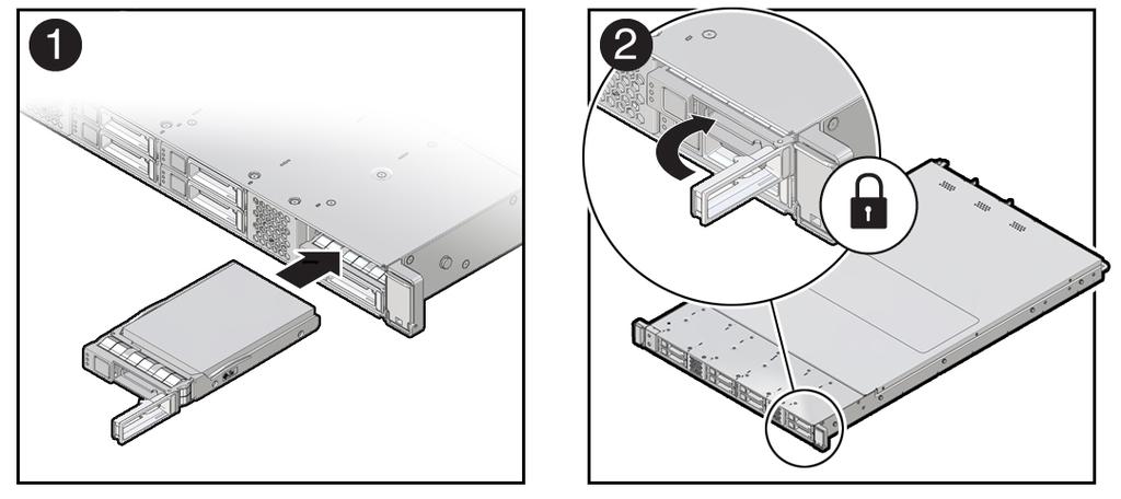 Install a Storage Drive Install a Storage Drive 1. Remove the replacement drive from its packaging and place the drive on an antistatic mat. 2. If necessary, remove the drive filler panel. 3.