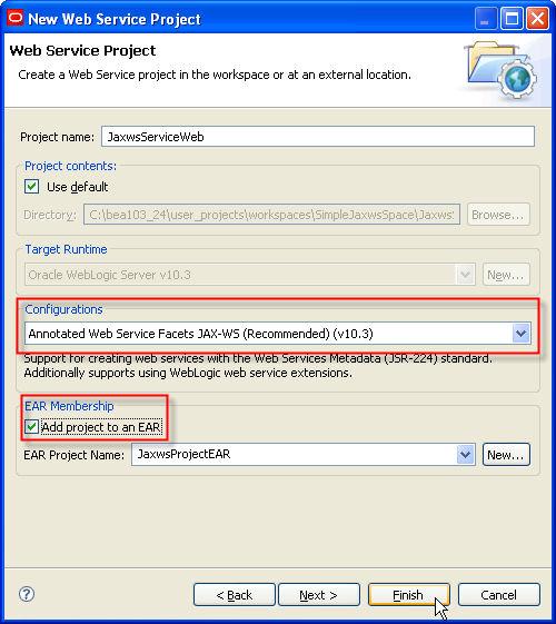 In the Project Explorer View right click the Java Resources/src folder in the JaxwsServiceWeb project and select New -> package. 13.