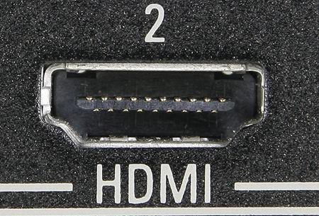 HDMI Out (labeled below left) or the Composite Out (labeled below right) on