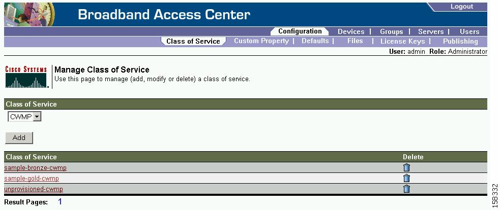 CHAPTER 17 Configuring Broadband Access Center This chapter describes the Cisco Broadband Access Center (BAC) configuration tasks that you perform by selecting the options in the Configuration menu.