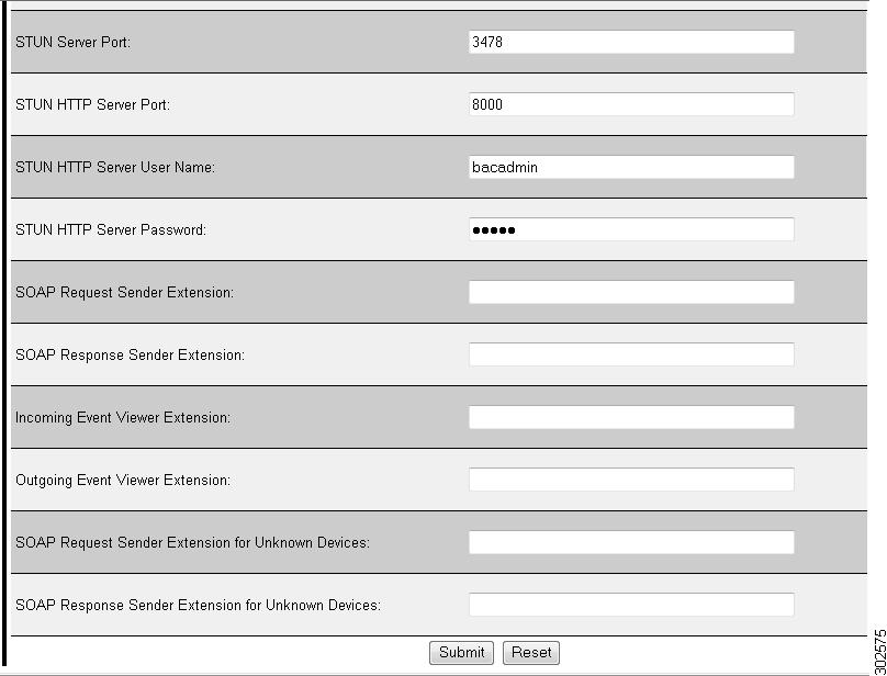 Chapter 17 Configuring Broadband Access Center Configuring Defaults Step 3 Choose the correct default type from the list to the left of the screen. The appropriate defaults page appears.