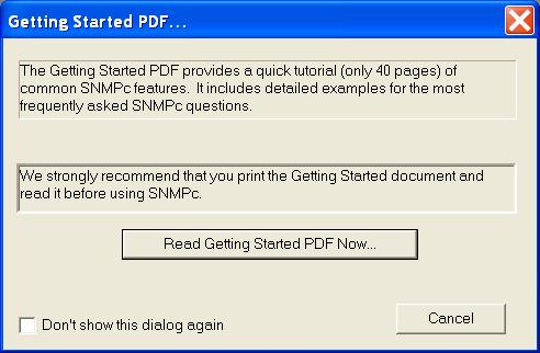 The guide contains step by step instructions on configuring SNMPc for common tasks such as generating email alerts when devices fail.