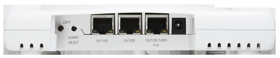 3af Power over Ethernet (PoE) Router mode with NAT and DHCP services 2 to 4 times extended range and coverage IP multicast video streaming support Up to 8 Bs per radio with unique QoS and security
