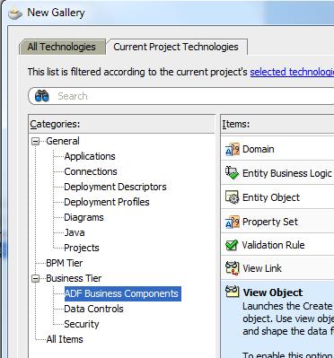In the Create View Object dialog, define a name