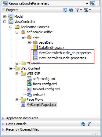 What's left is to create translated copies of the resource bundle file that Oracle JDeveloper created.