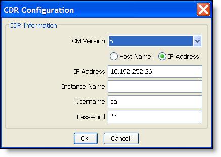 Installing Cisco Monitoring and Recording Site Configuration Setup Field Username Password Ignored Extensions Properties Minimum Misses Notify on users that are logged in Display Type Description