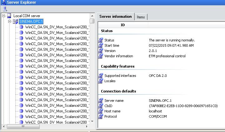 Data exchange via OPC 5.3 Data access with OPC (DA) Configuring DCOM settings for the OPC server browser 1. In the DCOM Config list view, select the "OpcEnum" object. 2.