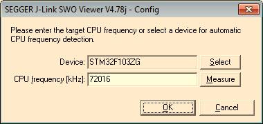 105 3.7.1 Usage J-Link SWO Viewer is available via the start menu.