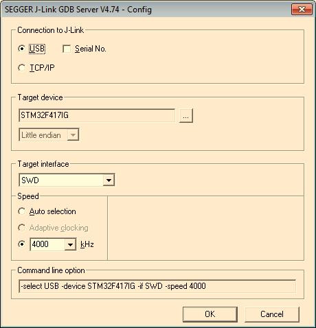 3.3.2 Debugging with J-Link GDB Server With J-Link GDB Server programs can be debugged via GDB directly on the target device like a normal application.