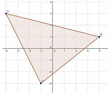 7. 3 In ABC, m CAB = 2x and m ACB = x + 30. If is extended through point B to point D, m CBD = 5x 50. What is the value of x? 1. 25 3. 40 2. 30 4. 46 10. 3 Consider triangle ABC graphed below: 8.
