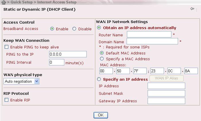 Address have to be entered with the correct value. C. For PPTP Users 1. Check that if the Enable option is selected. 2.