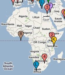 Root-Servers in Africa 5 African countries with Root- Server Instances Root-Server installations