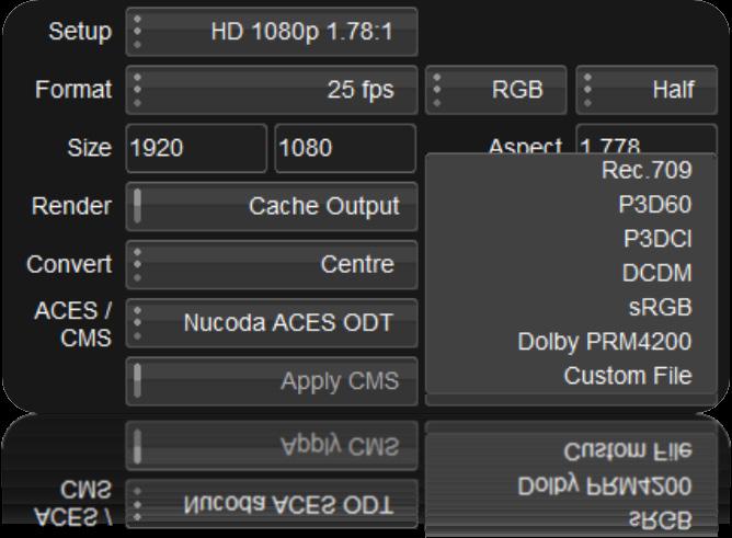ari to ACES support Direct output from RAW Arri Alexa into ACES colourspace Generic 800ASA Log-C ACES RRT ACES RRT (v0.1.