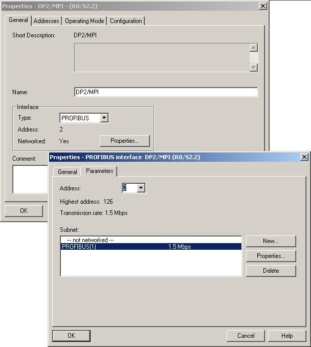 Remark Configure and network the DP interface of the SIMOTION being used.