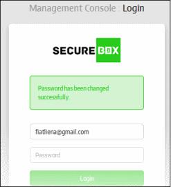 Make sure to use the new password to access the console. After successfully logging-in, you have to select the organization that you want to manage.