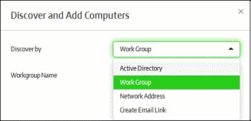 Enrollment via Work Group Enrollment via Network Address Enrollment via Email Link Enrollment via Active Directory Please note endpoint enrollment via AD will work only if CMC is added to your domain