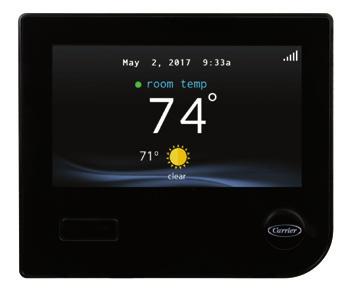 Occupancy Override The integrated motion sensor allows the system to make automatic set point and activity changes, based on occupancy, to provide the optimum home comfort and energy savings.