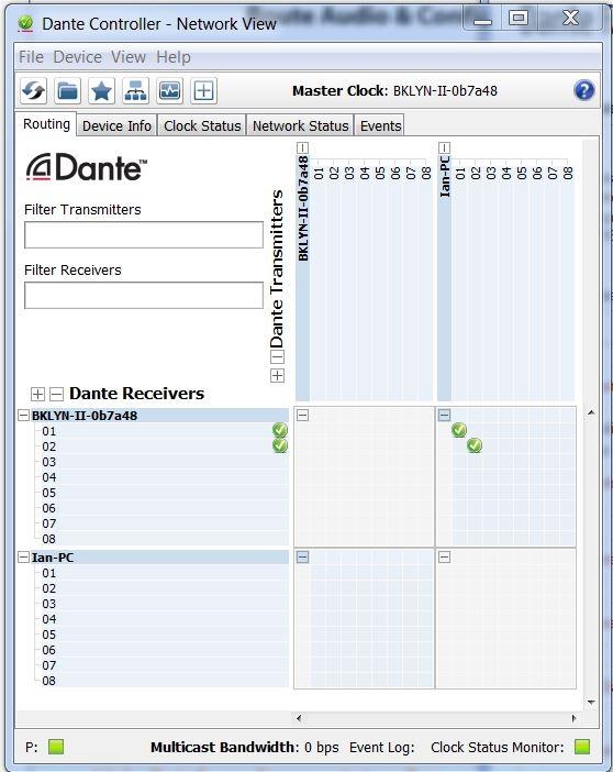 Dante Controller Route Audio & Configure Devices On A Dante Network Overview Dante Controller Dante Controller is a free software application that enables you to route audio and configure devices on