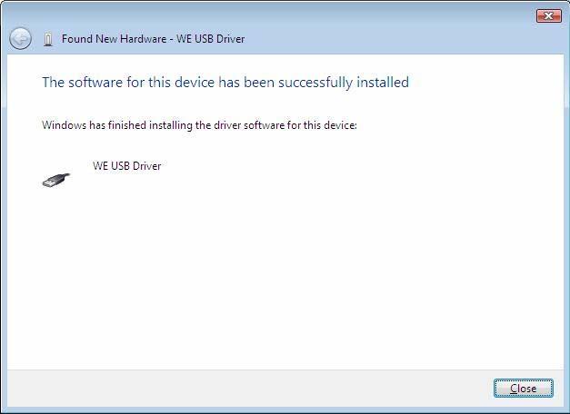 2 Installing the USB Driver 6.