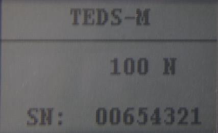with TEDS/TEDS-M Nominal value Battery status / USB Status zeroed Status max / min / current