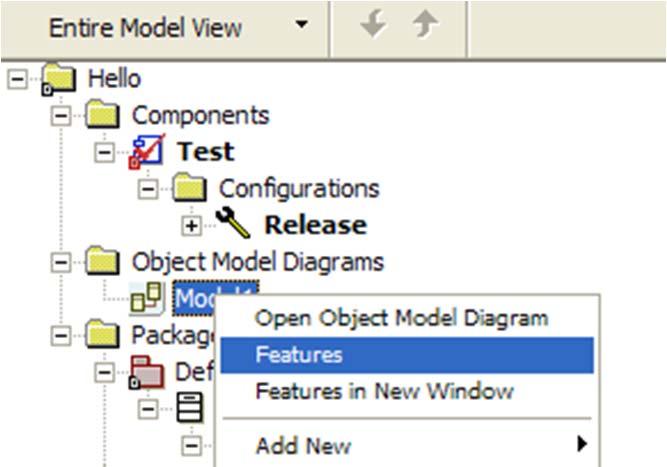 Renaming the OMD Expand the Object Model Diagrams in