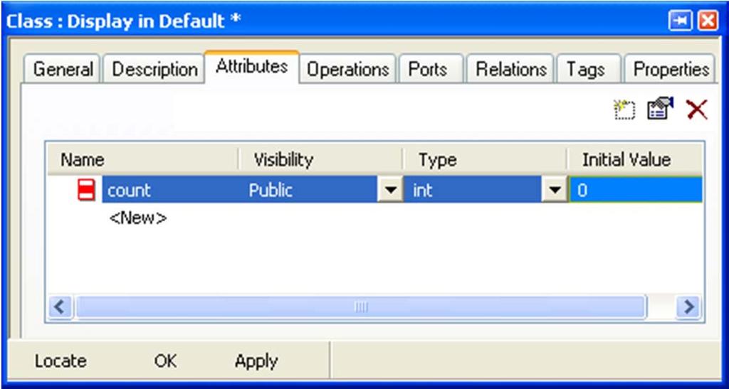 Adding an attribute To add an attribute, double-click