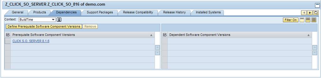 Assign the customer software component to the technical systems and business systems used in the integration 7.