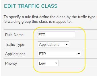 9. Click Save Settings: 10. The traffic mapping rule has now been created and will appear in the Traffic Mapping table: 11.