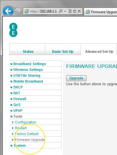 www.ee.co.uk/brightbox The firmware file will usually have a.bin file extension. For example BrightBox_FW_V0.09.94.0006.