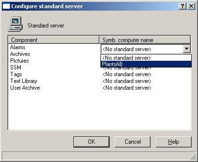 Installing updates and service packs 3.3 Checking plant status 3.3.5 Standard server settings Before you deactivate an OS server, check whether it is configured as a standard server.