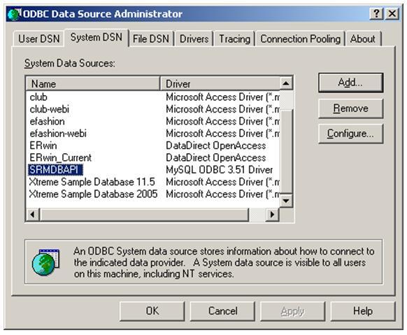 Create a Sample Query that Uses the ODBC Data Source 8. To verify the connectivity, click Test. 9. After verifying the connectivity, click OK to create the data source. 10.