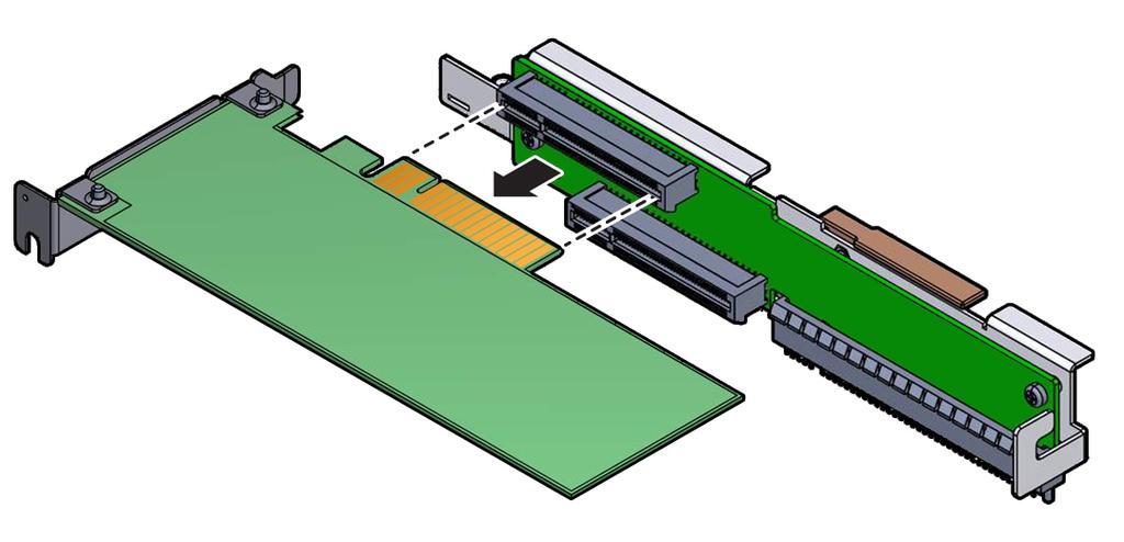 Install a PCIe Card in PCIe Slot 3 b. 3. Disconnect the rear bracket attached to the PCIe card from the rear of the PCIe riser. Place the PCIe card on an antistatic mat.