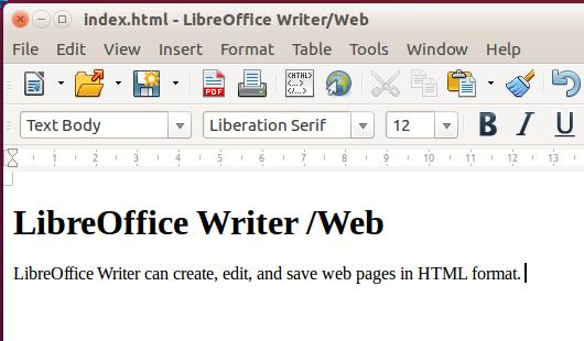 Draw documents Draw documents cannot be saved in HTML format, but have to be exported as HTML documents. Exporting drawings as web pages from Draw is similar to exporting a presentation from Impress.