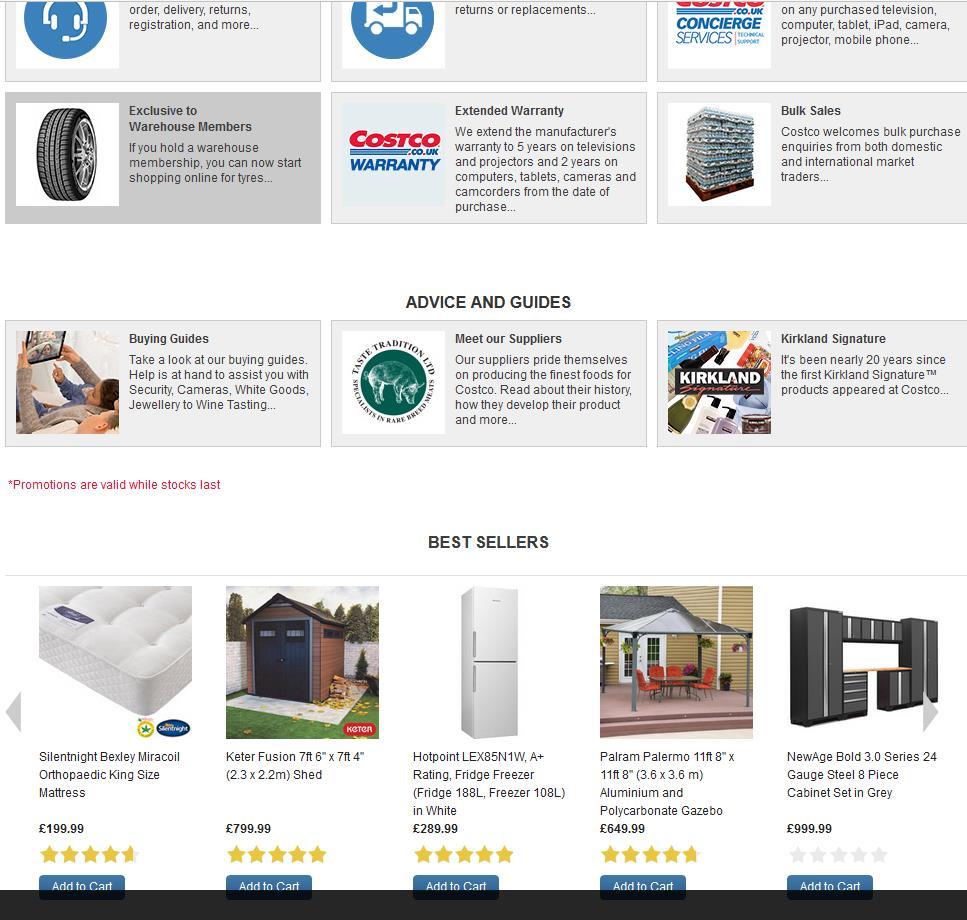 Home page We have found in general that between 10-15% of recommendation sales come from click through on this page.