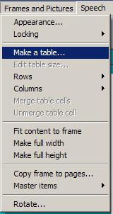 New Table Features It is now possible to specify the precise size of a table, either when it is created or afterwards. Rows and columns can be inserted or deleted, and cell can be merged or unmerged.