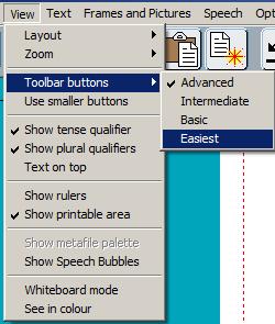 Communicate: In Print Helpful hints when using an Interactive White Board Adjusting Toolbars and Layout There are four levels of toolbars.