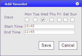 Managing Policy Time Periods About Policy Time Periods ou can define a library of time periods to specify in policy time-of-day conditions.